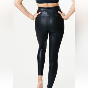 ZYIA Active Blue Twilight Luxe Hi-Rise 7/8 Leggings Size 6-8